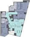 Floor Plan at Moment, Chicago, IL 60611